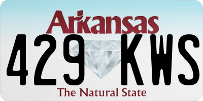 AR license plate 429KWS