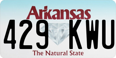 AR license plate 429KWU