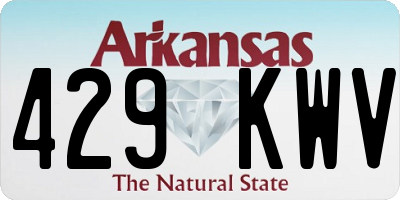 AR license plate 429KWV