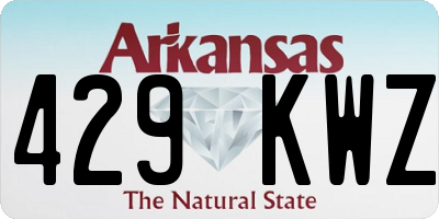 AR license plate 429KWZ