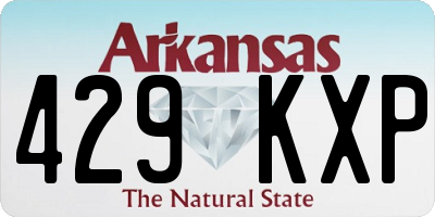 AR license plate 429KXP