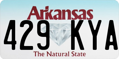 AR license plate 429KYA