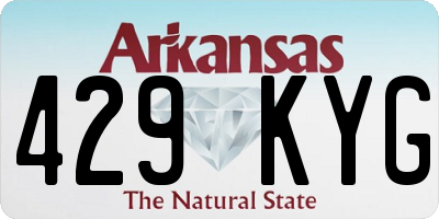 AR license plate 429KYG
