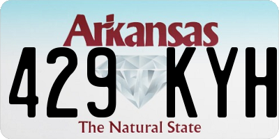 AR license plate 429KYH