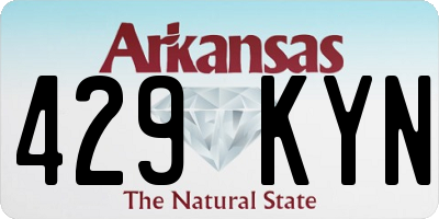 AR license plate 429KYN