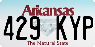 AR license plate 429KYP