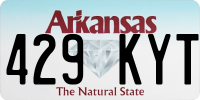 AR license plate 429KYT