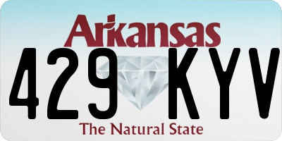 AR license plate 429KYV