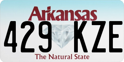 AR license plate 429KZE