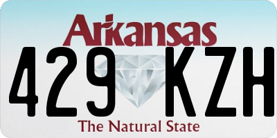 AR license plate 429KZH