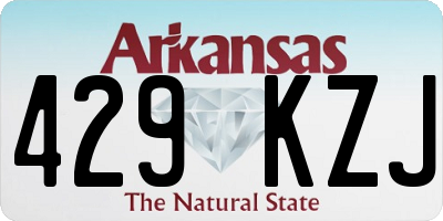 AR license plate 429KZJ