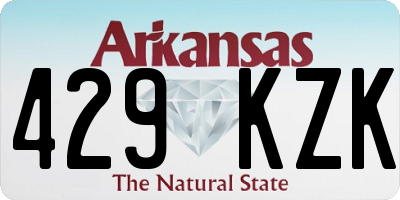 AR license plate 429KZK