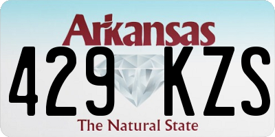AR license plate 429KZS