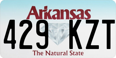 AR license plate 429KZT