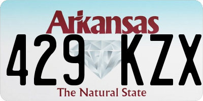 AR license plate 429KZX