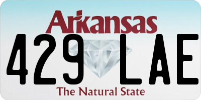 AR license plate 429LAE