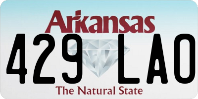 AR license plate 429LAO