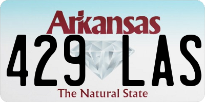 AR license plate 429LAS