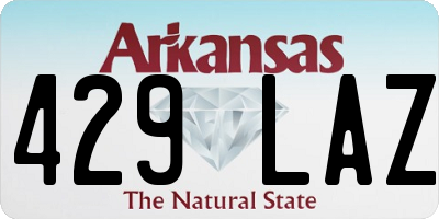 AR license plate 429LAZ