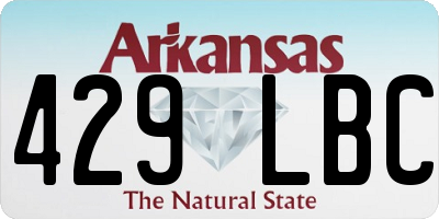 AR license plate 429LBC