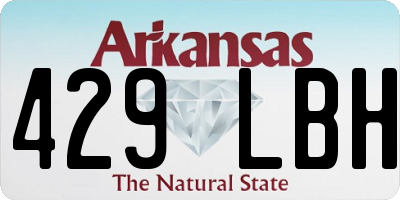 AR license plate 429LBH