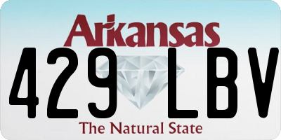 AR license plate 429LBV