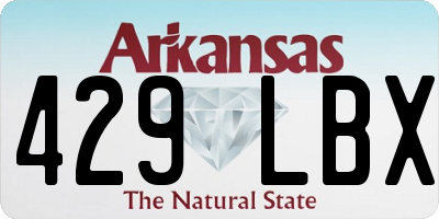 AR license plate 429LBX