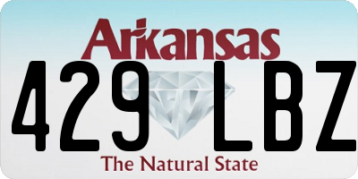 AR license plate 429LBZ