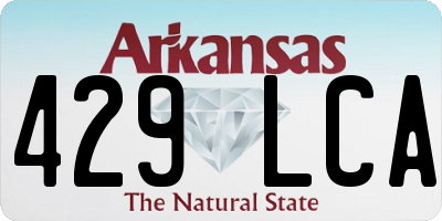 AR license plate 429LCA