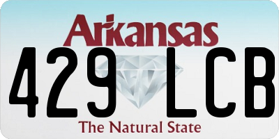 AR license plate 429LCB