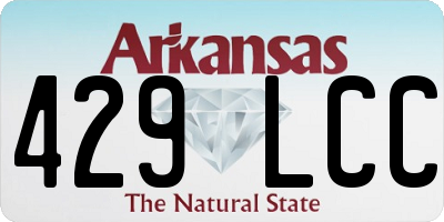 AR license plate 429LCC