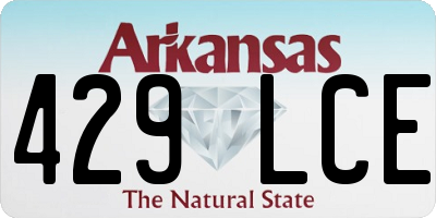 AR license plate 429LCE
