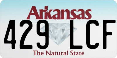 AR license plate 429LCF