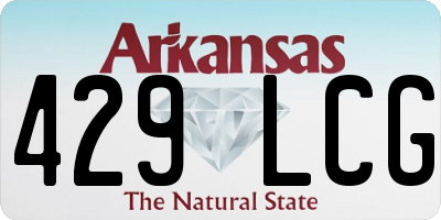 AR license plate 429LCG