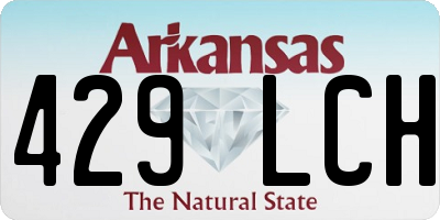 AR license plate 429LCH