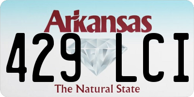 AR license plate 429LCI