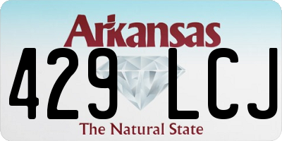 AR license plate 429LCJ