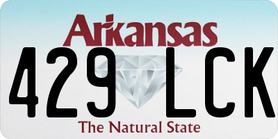 AR license plate 429LCK