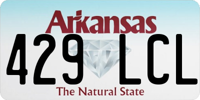 AR license plate 429LCL
