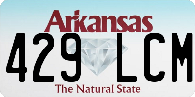AR license plate 429LCM