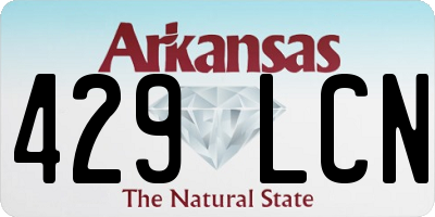 AR license plate 429LCN