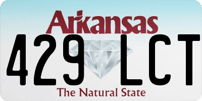 AR license plate 429LCT