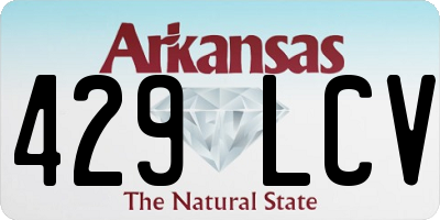 AR license plate 429LCV