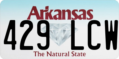 AR license plate 429LCW