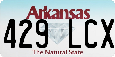 AR license plate 429LCX