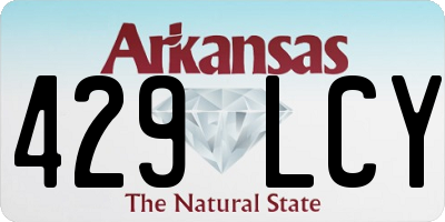 AR license plate 429LCY