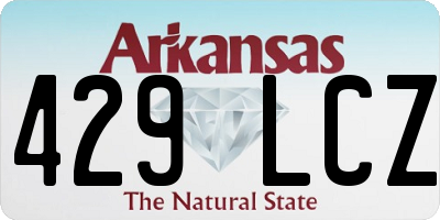 AR license plate 429LCZ