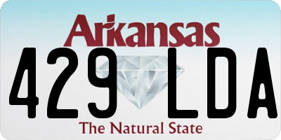 AR license plate 429LDA