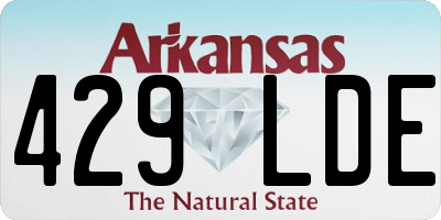 AR license plate 429LDE