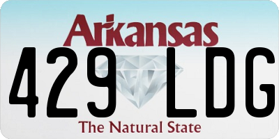 AR license plate 429LDG
